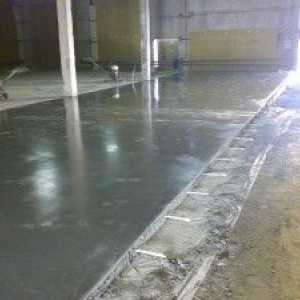Metódy žehlenia betónového povrchu