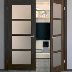 Interiérové ​​dvojkrídlové dvere: návrhy a modely modelov