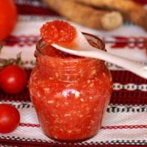 Šumivé paradajky s cesnakom a chrenom: predjedlo a korenie