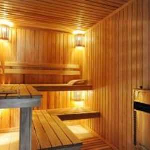 Osvetlenie v saune alebo v saune s vlastnými rukami: vedenie a výber svetiel