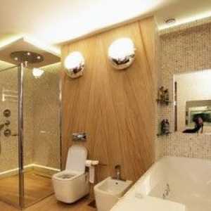 Osvetlenie v kúpeľni: fotografie a všeobecné odporúčania