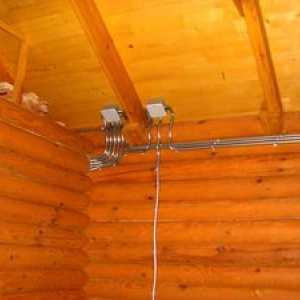 Pravidlá pre inštaláciu elektrikárov v drevenom dome