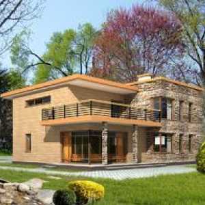 Projekty domov s plochou strechou