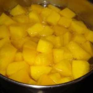 Recept na kompotu tekvice na zimu ako ananás