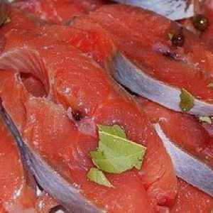 Recepty na losos v sošom lososa s cibuľou
