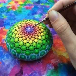 Maľovanie a kresby na kameňoch: spôsoby nanášania farby