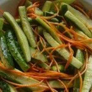 Šalát uhorky v kórejčine: lahodné recepty