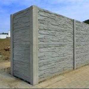 Segmentový betónový plot: inštalačné prvky
