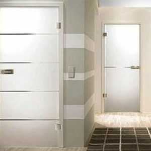 Sklenené dvere pre kúpeľňu a WC, fotografické možnosti