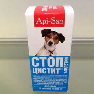 Tablety zastavenej cystitídy pre psy a mačky