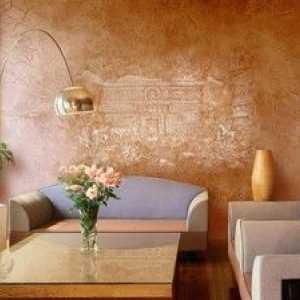 Typy dekoračných omietok v interiéri (foto)